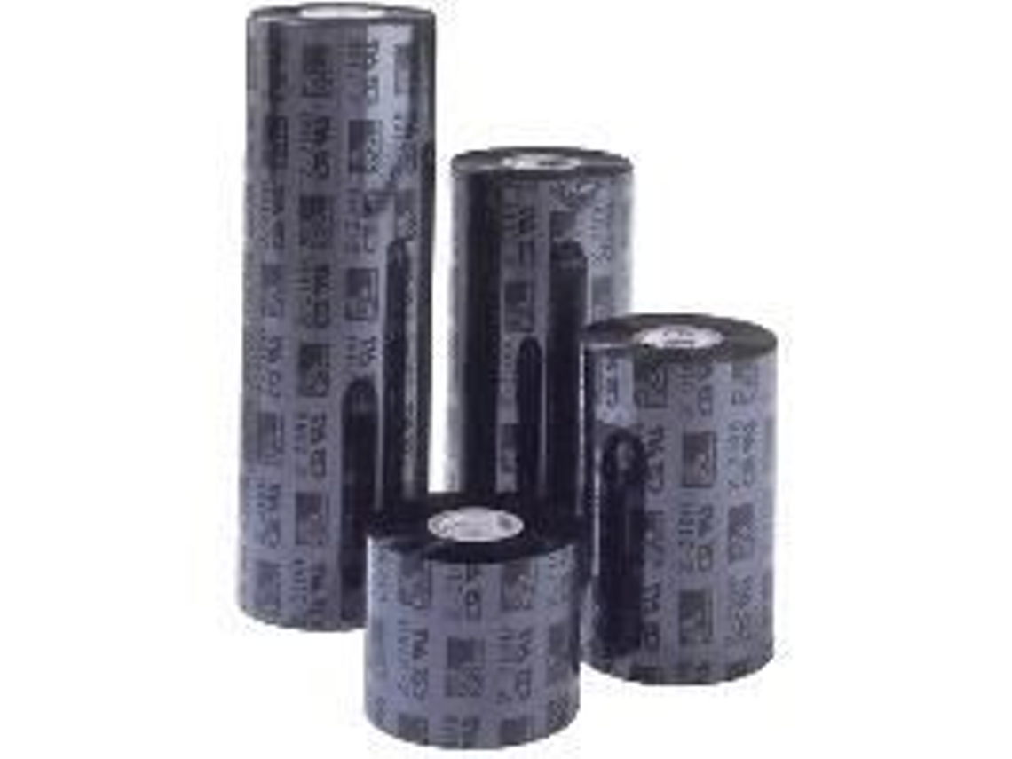 Recarga de cinta de impresión Zebra 03200bk06045 negra (transferencia térmica)
