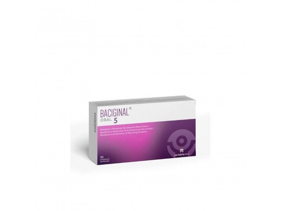 Baciginal Oral 5 30 Cápsulas CANTABRIA LABS