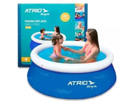 Piscina Hinchable Redonda 1000 Litros 3 Ans 1 68X0 51M ATRIUM
