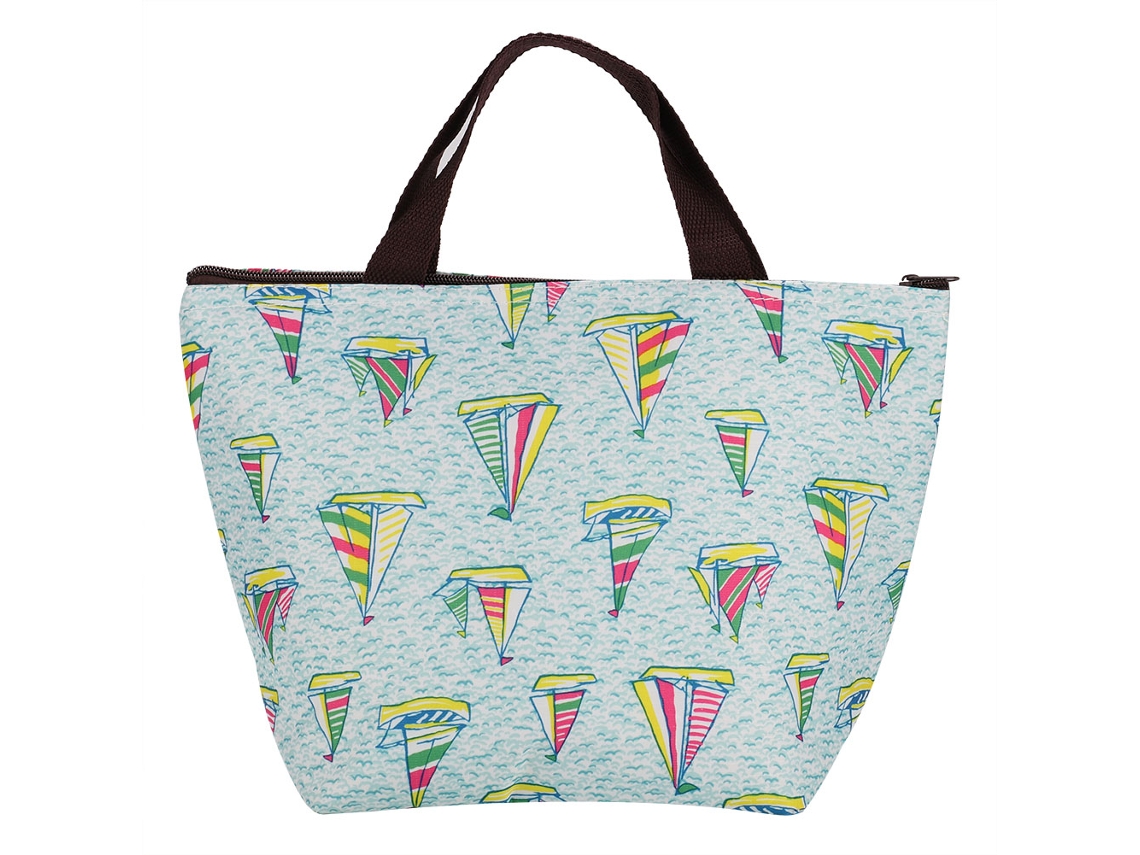 Bolsa de almuerzo portátil de tela Oxford, ideal para viajes y picnics.