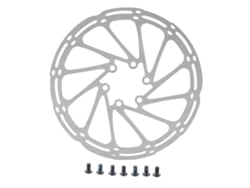 Disco De Freio De Bicicleta Em Aço Inoxidável Leve Anti-oxidação Oco Com 7 Parafusos 160mm