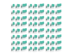Kit 60 Piezas Conector De Cableado Terminal Rápido Sin Tornillo Pct662/663/665 Para Iluminación Construcción (verde)
