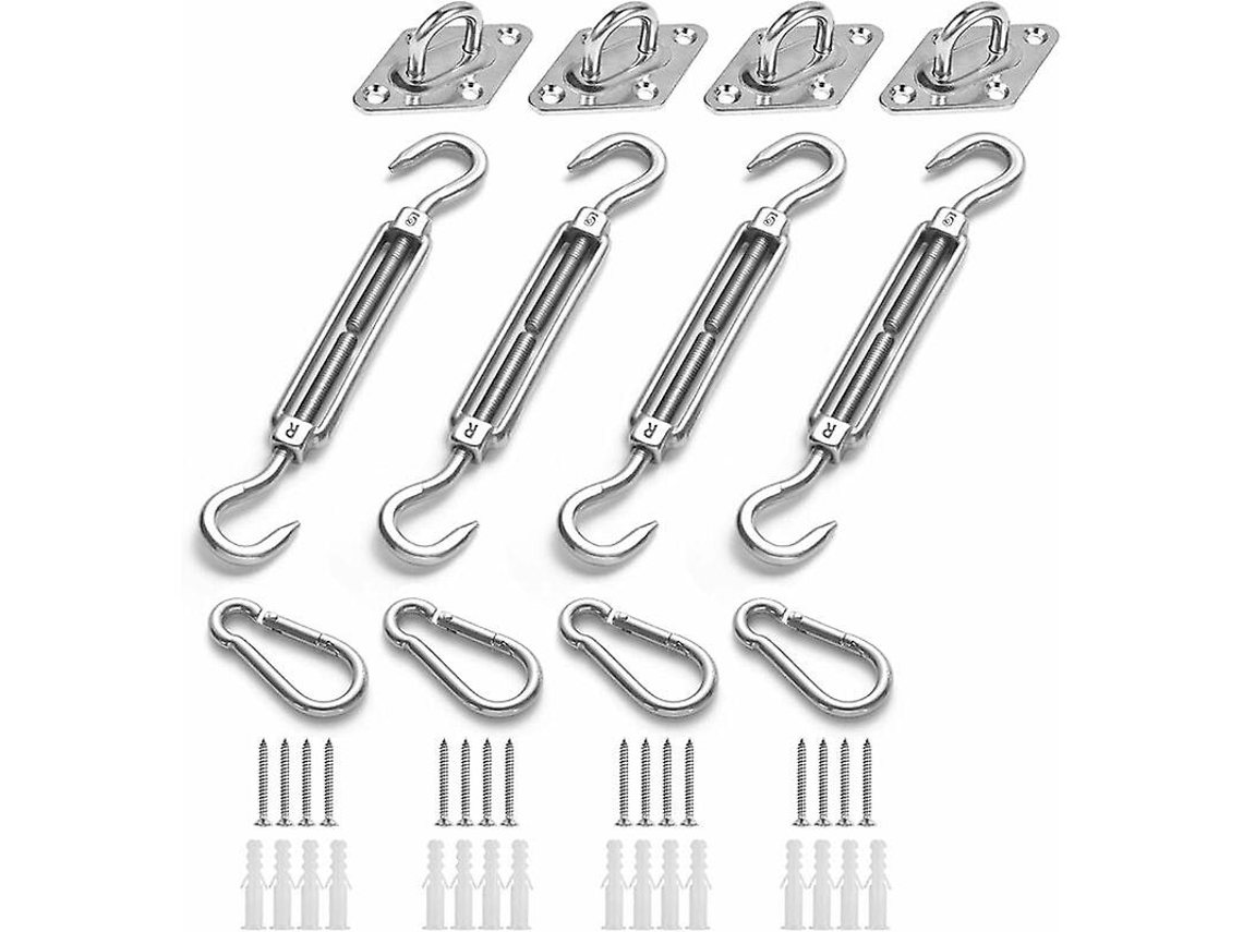 Kit De Fijación Para Toldo Solar De Acero Inoxidable, Accesorios Para Toldos Triangulares, Cuadrados Y Rectangulares, 5mm