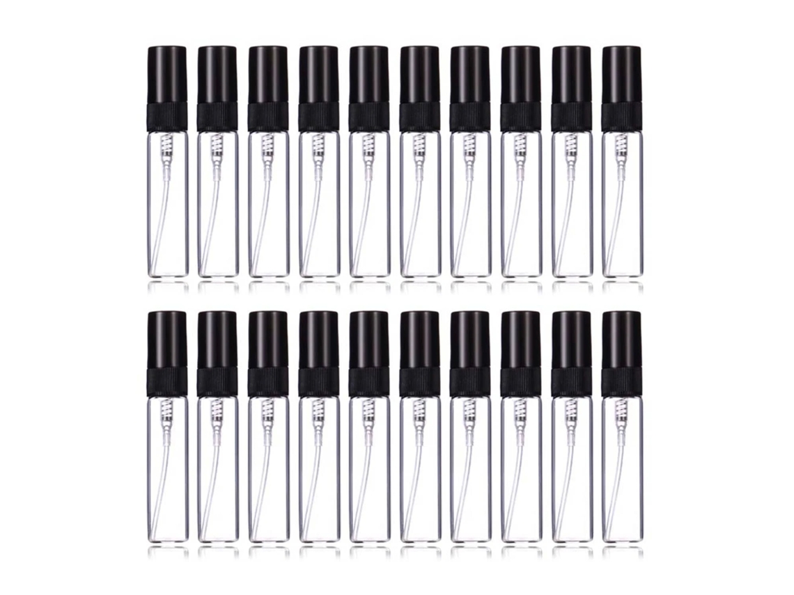 Mini Frasco De Perfume De Vidrio De 5 Ml, Viene Con 20 Botellas De Spray Y 4 Accesorios.