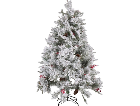 Árbol de Navidad blanco/verde 180 cm BELIANI Masala