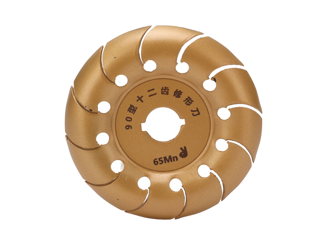 Disco Angular De 90 Mm Con 12 Dientes, De Acero Inoxidable, Para Tallado Y Pulido De Madera.