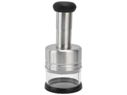 Cortador de cebollas manual multifuncional a presión, acero inoxidable, prensa de ajos, utensilio de cocina. Rosewell