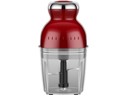 Licuadora multifunción Digitallab, exprimidor de frutas y picadora de carne, con varios accesorios (roja)