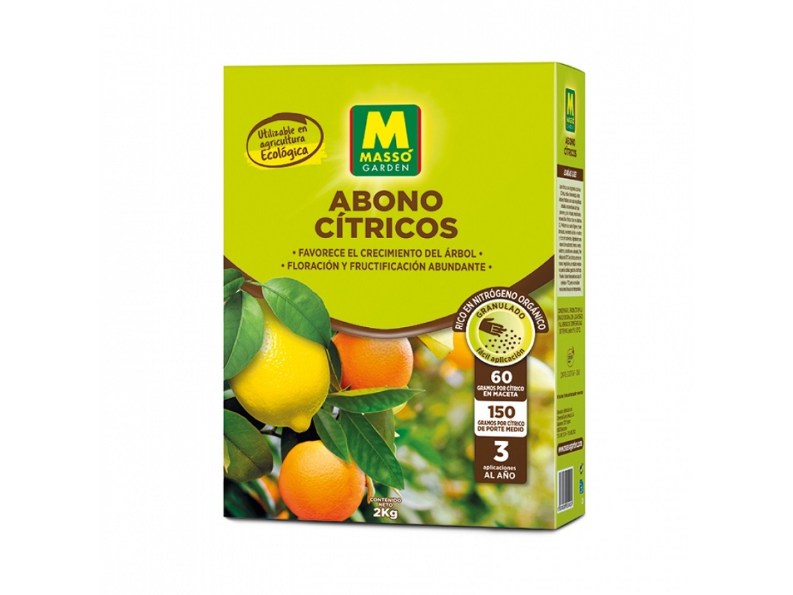 MASSO GARDEN Fertilizante Cítrico 2 kg Bio