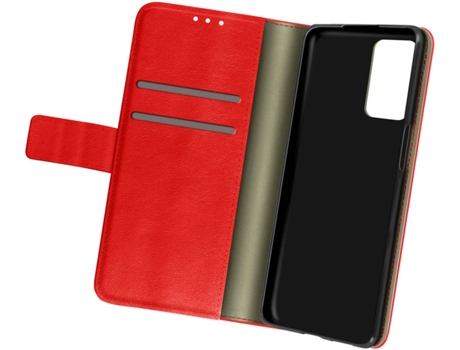 Carcasa Oppo A54 5G AVIZAR Función Soporte Rojo