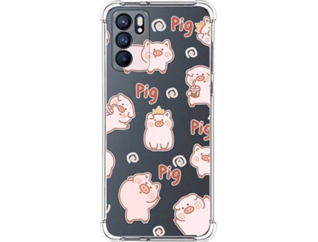 Carcasa Oppo Reno 6 5G TUMUNDOSMARTPHONE Cerdos