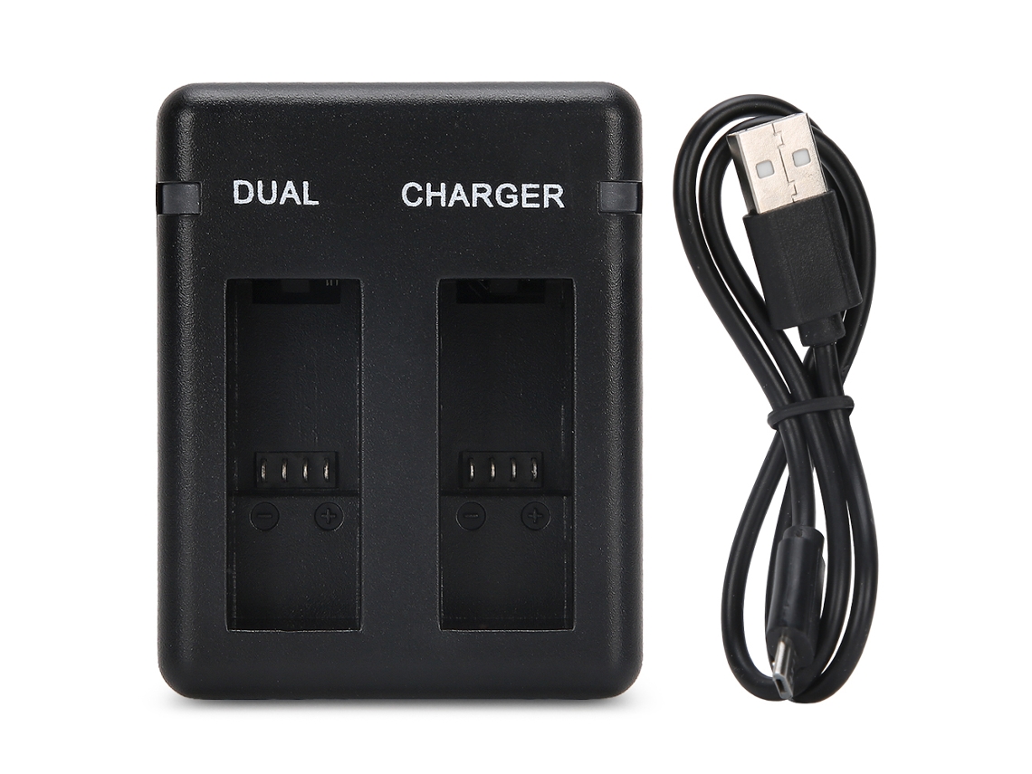 Cargador De Doble Batería Con Cable Micro Usb Para Ahdbt-801/gopro801/701-501