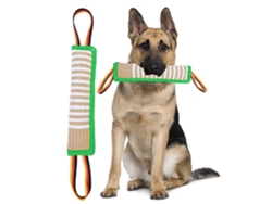 Juguete De Adiestramiento Para Perros, Resistente, Ideal Para Cachorros Que Juegan A Tirar De La Cuerda Y Alivia El Dolor De La Dentición. Digitallab Verde (2 Unidades)
