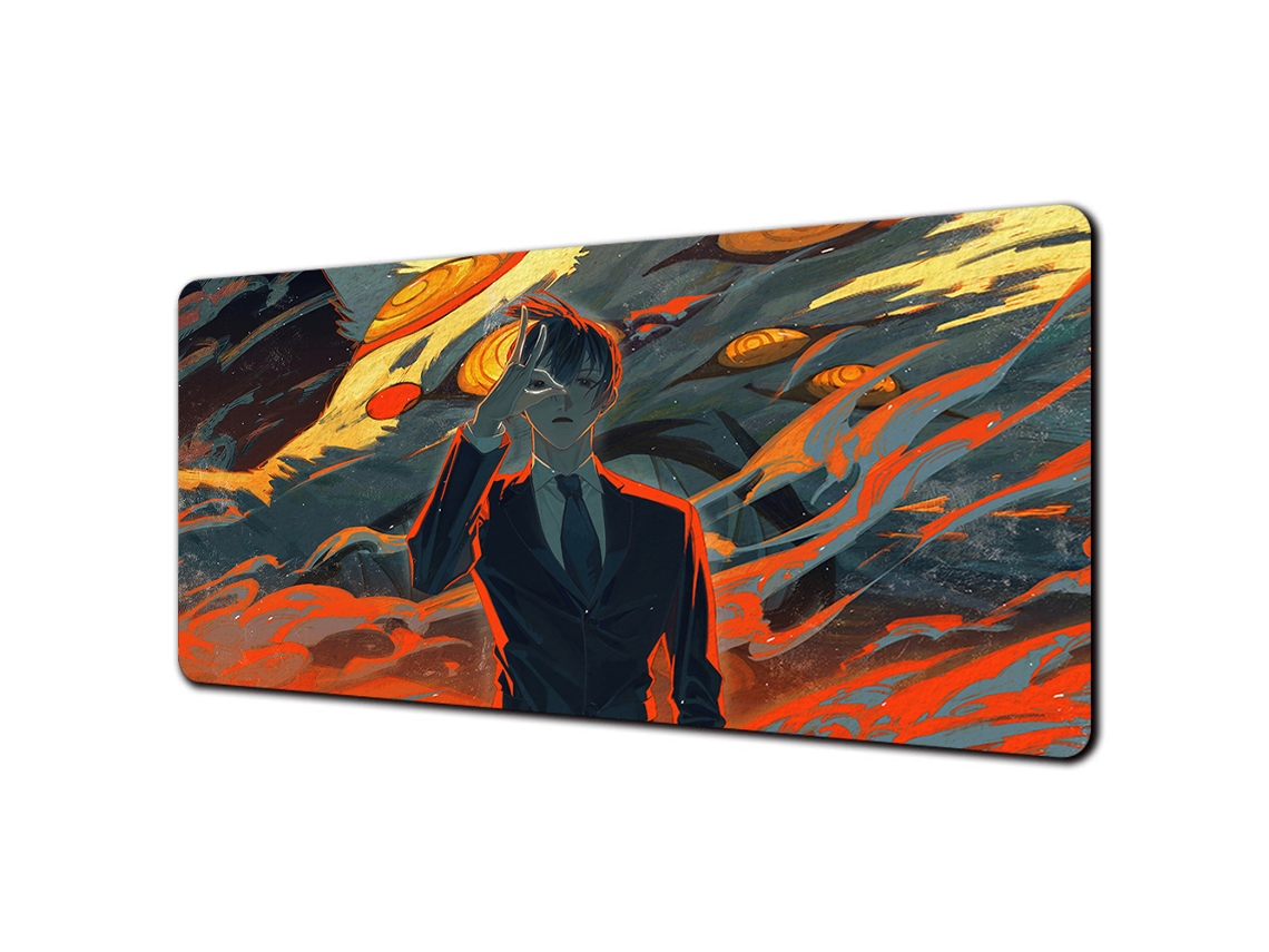 (estilo 2 300x600x2mm) Alfombrilla De Ratón De Goma De Anime 900x400mm Lindo Hombre Motosierra Antideslizante Almohadilla Protectora De Escritorio
