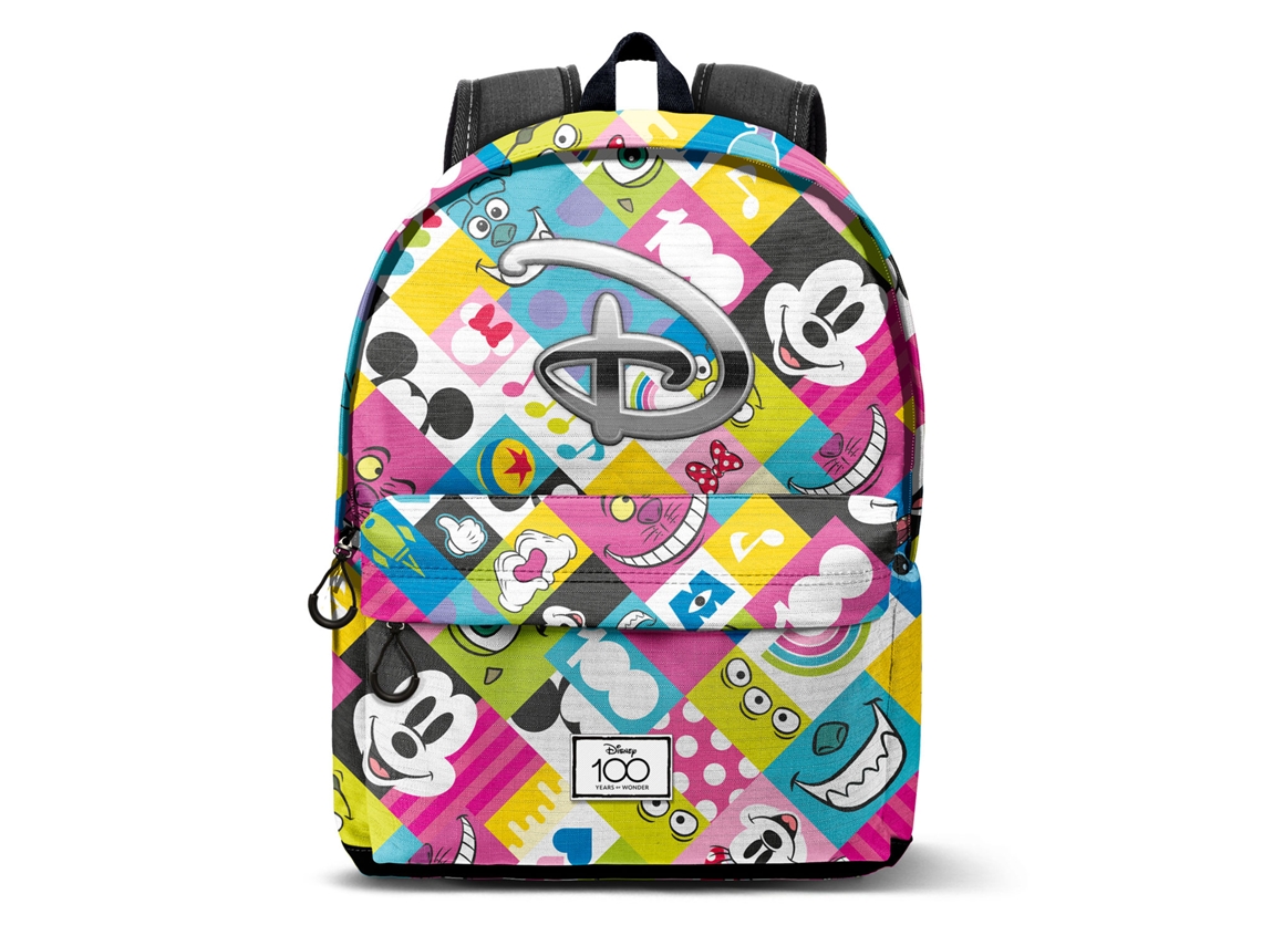 Disney 100 Collage Mochila HS FAN 2.0, Multicolor