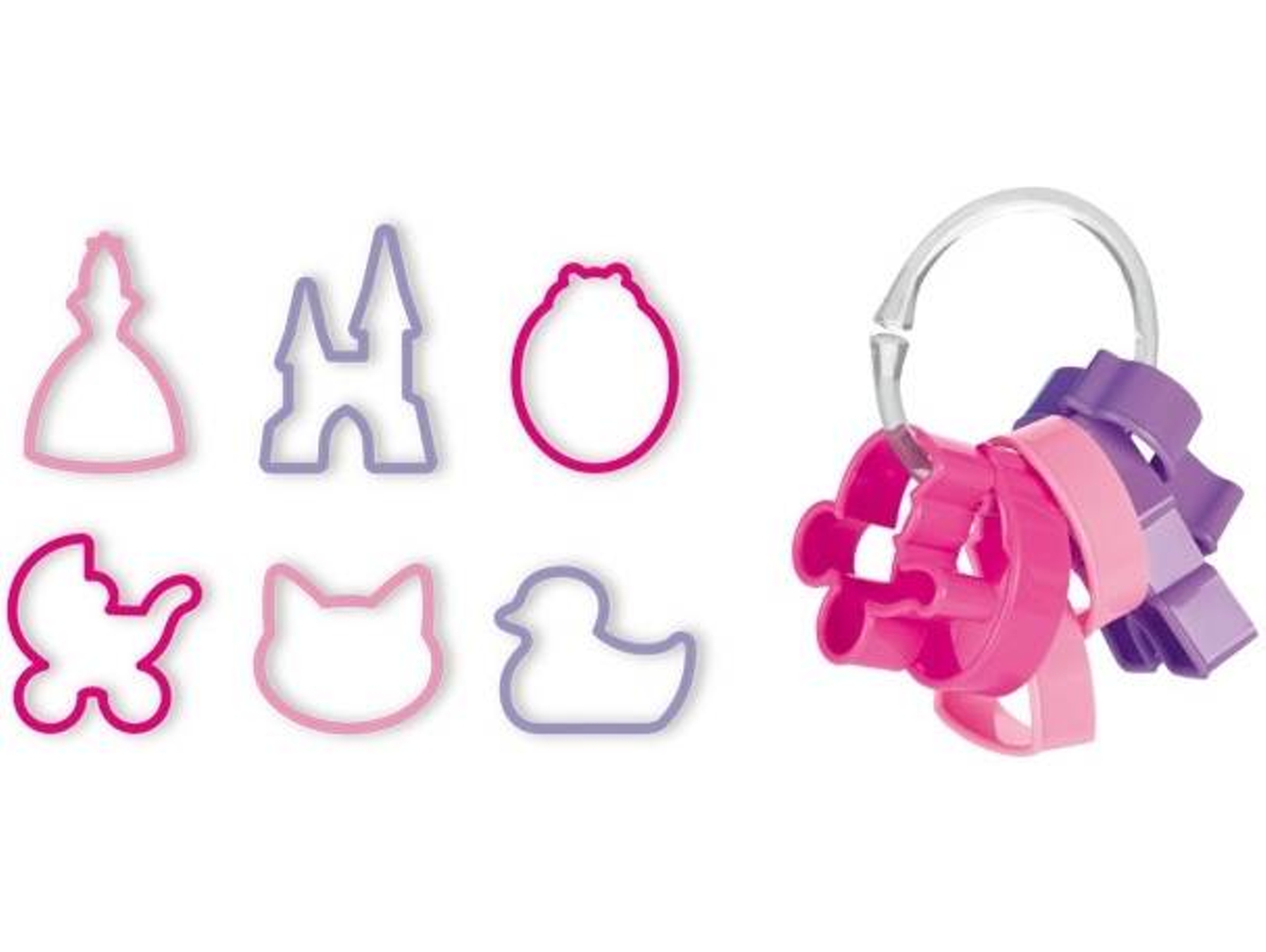 6 Corta masas para niñas TESCOMA Delícia Kids
