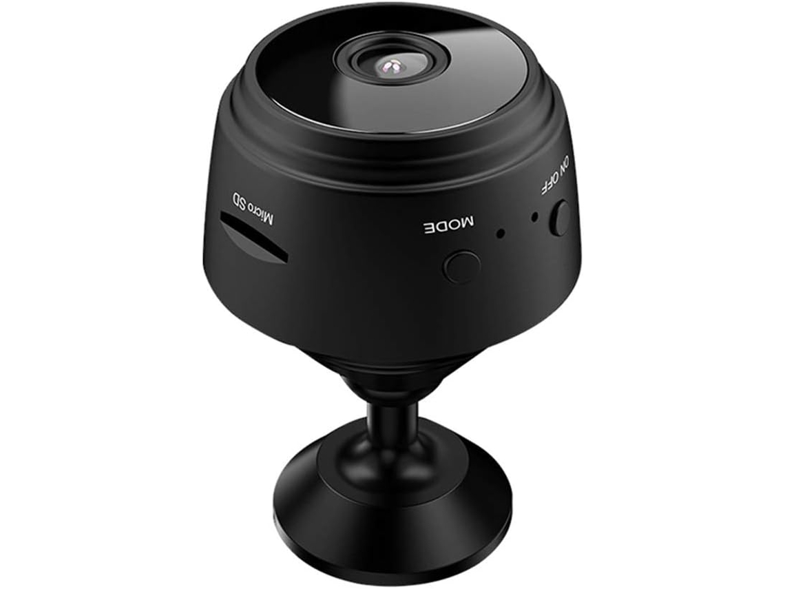 Minicámara wifi A9 con visión nocturna y detección de movimiento.