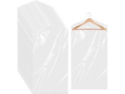 20 fundas para ropa, bolsas de plástico transparente a prueba de polvo para almacenamiento en el hogar de Digitallab (60 x 90 cm)