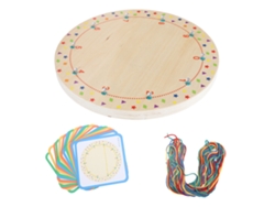 Tablero Geométrico De Madera Con Hilo Juguete De Enrollado Para Niños Educación Temprana Patrones De Formas Matemáticas