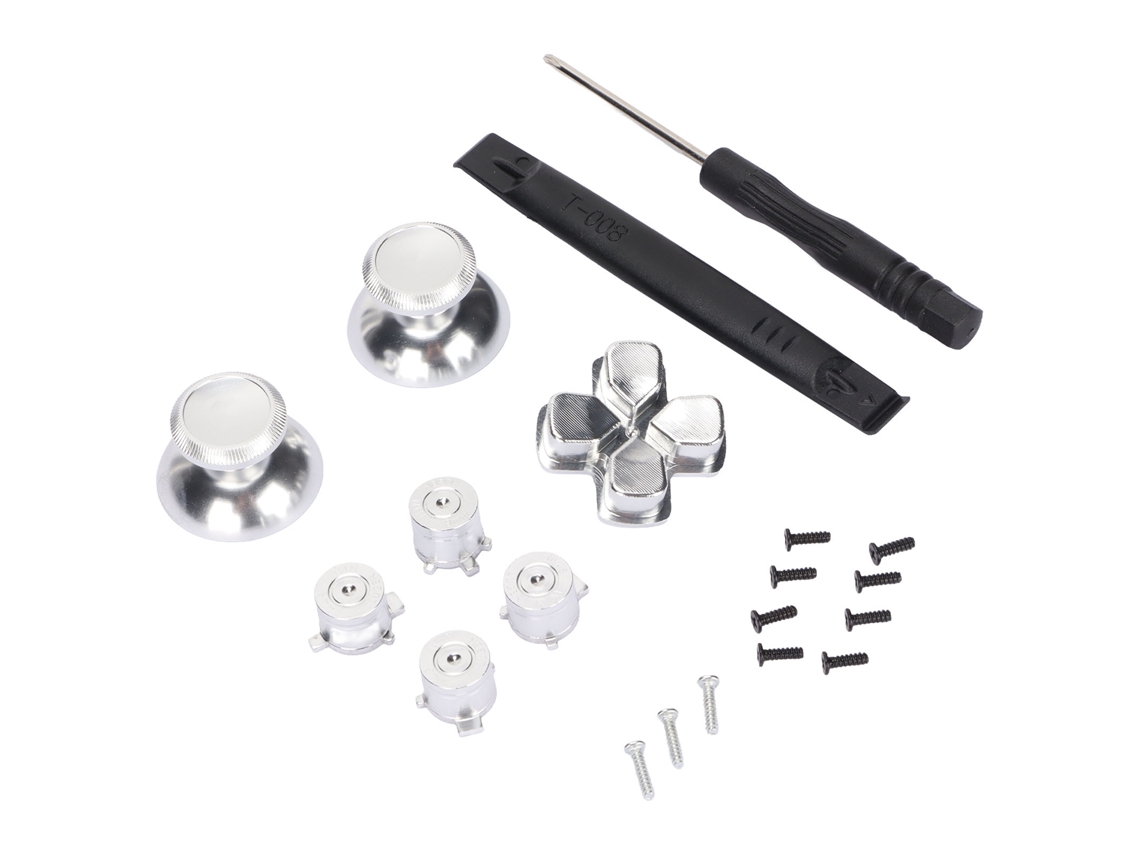 Botones Del Controlador Ps5 (reemplazo De Controlador Con Botones De Bala De Metal)