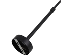 Barra De Iluminación Telescópica De Hierro Negro Para Lámparas Fluorescentes, Fácil De Instalar.
