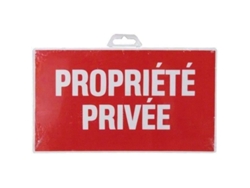 Placa De Propiedad Privada 330x200 Mm Novap