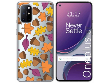 Carcasa OnePlus 8T 5G TUMUNDOSMARTPHONE Dibujos Transparente Multicolor
