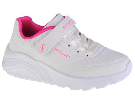 Zapatillas Deportivas SKECHERS Uno Lite Para Niños (Blanco - Material Sintético -34)