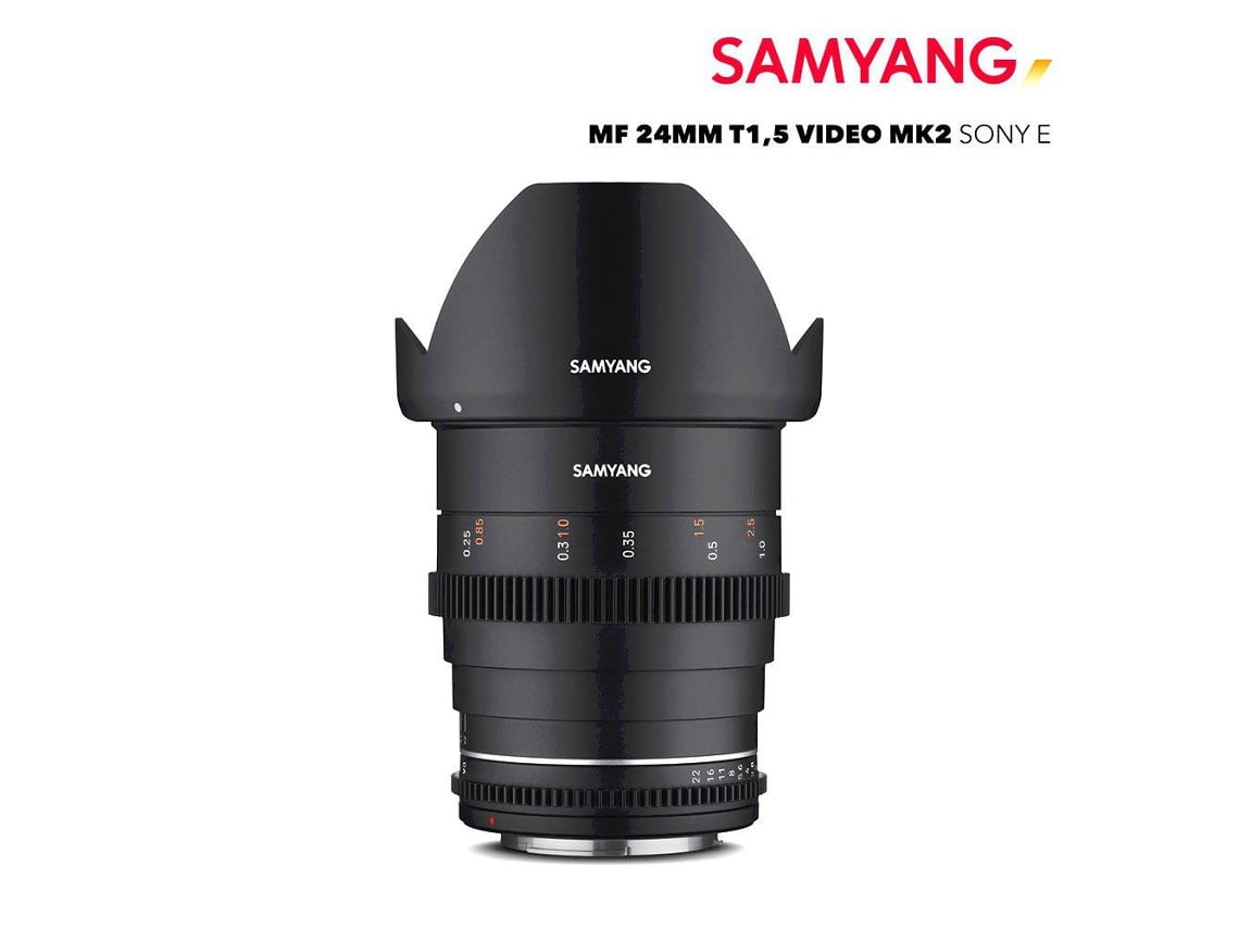 Objetivo SAMYANG Mf 24 Mm T1.5 Vdslr Mk2 Sony E