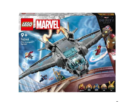 LEGO Marvel Quinjet de Los Vengadores (Edad Mínima Recomendada: 9 años - 795 Piezas)