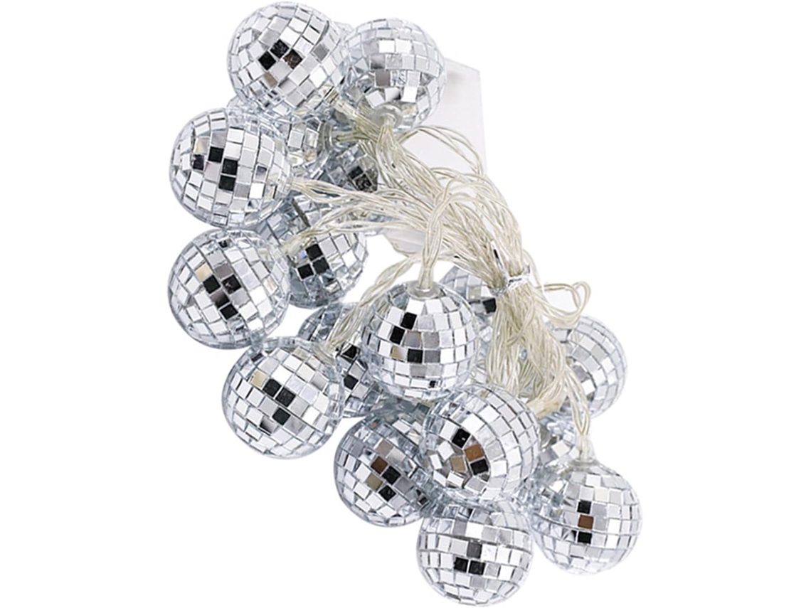 Espejo Colgante Con Bola De Discoteca Led Iluminada Para Decoración De Patio, Jardín, Uso Interior Y Exterior.