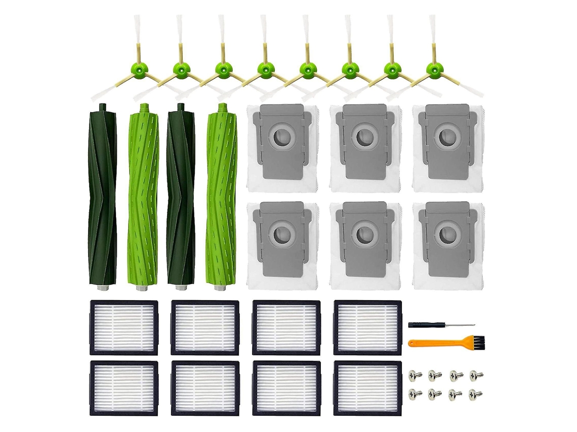 Cepillo principal compatible con aspiradoras Irobot Roomba serie I7, I3, I4, I6, I8, E5 y Je.