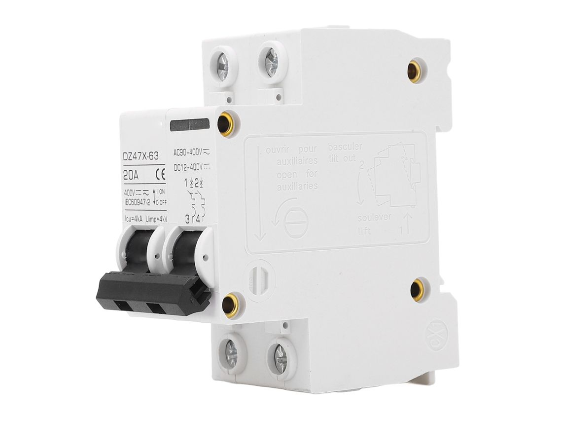 Yncm2026-interruptor De Circuito De Protección Contra Sobrecarga De Tripping Rápido Pv Ac Dc 20a 400v 2p