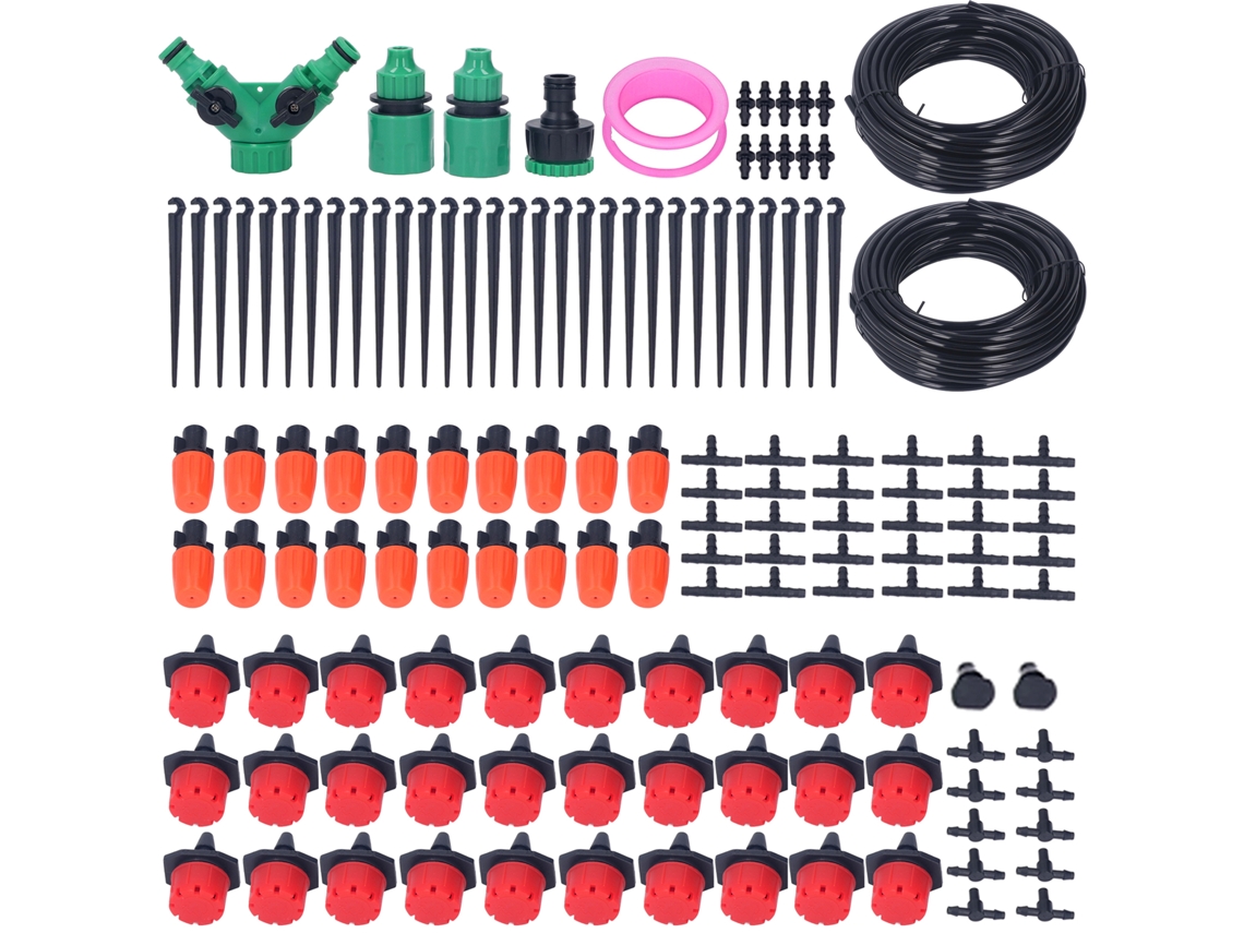 Kit De Riego Por Goteo Automático Para Jardín, Invernadero Y Sistema De Riego Para Microagricultura.