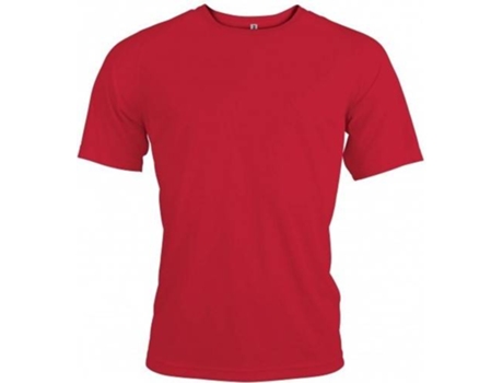 Camiseta de Hombre para Deporte PROACT Multideportes Poliéster Rojo (XL)