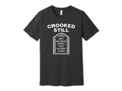 Crooked Still Tombstone T-shirt Rockinstone Unisex Adults Best Sellers Size:m