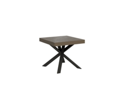 Mesa de oficinista extensible 90/194x90 cm gris paloma con patas antracita Itamoby