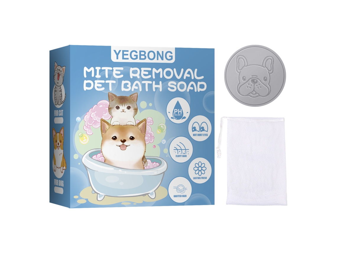 Jabón antiparasitario para perros y gatos - Desinfección