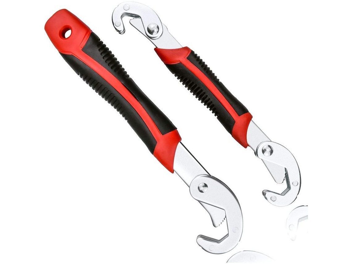 Chave Universal Ajustável, Kit De 2 Peças, 6-32mm, Chave De Porca Multifuncional, Aço Carbono, Alça Anti-derrame