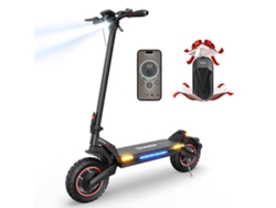 Patinete Eléctrico Iscooter Ix7 Pro Con Doble Motor, 2000 W De Potencia, 60 Km De Autonomía, Neumáticos Todoterreno De 10", Plegable Con Bloqueo Por A