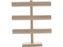 Expositor De Joyería De Varios Niveles, Fabricado En Madera Maciza, Para Pulseras, Relojes Y Brazaletes De Mujer.