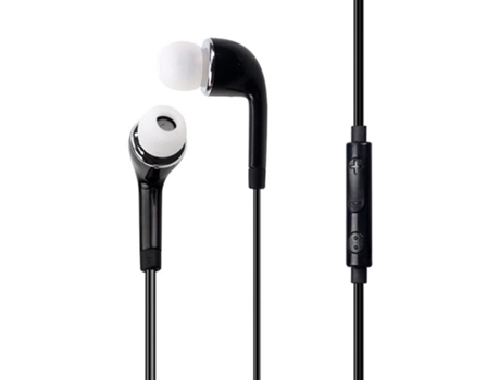 Auriculares estéreo bass sport con micrófono para xiaomi / samsung / huawei / computadora Negro