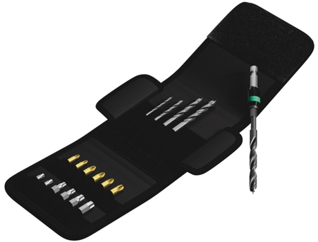 Juego de brocas helicoidales para madera y puntas 849/855/867/18 WERA 05104653001