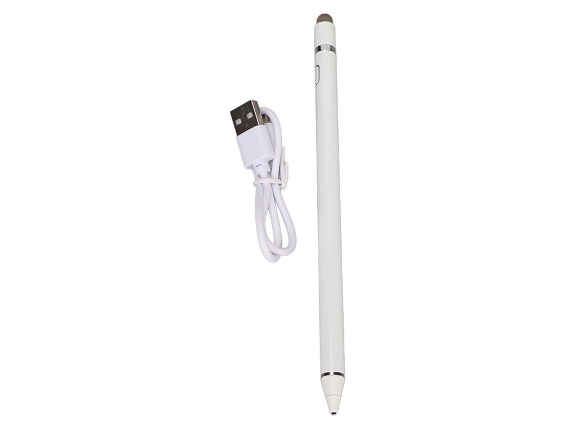 Pluma Estilo Blanca Para Pantalla Táctil De Tablet Y Teléfono
