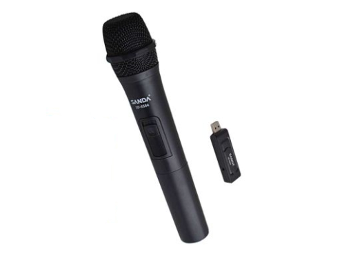 Micrófono inalámbrico Sanda SD 6584 Negro