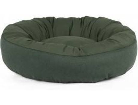 Cama Redonda para Perros y Gatos GAUTY Tela de sarga (Verde - 57 cm)