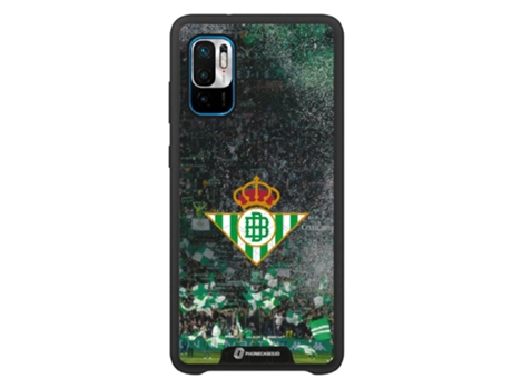 Funda Móvil Note Cn Oficial Real Betis Fc para Xiaomi Redmi Note 10 5G Cn PHONECASES3D Piel Sintética Negro