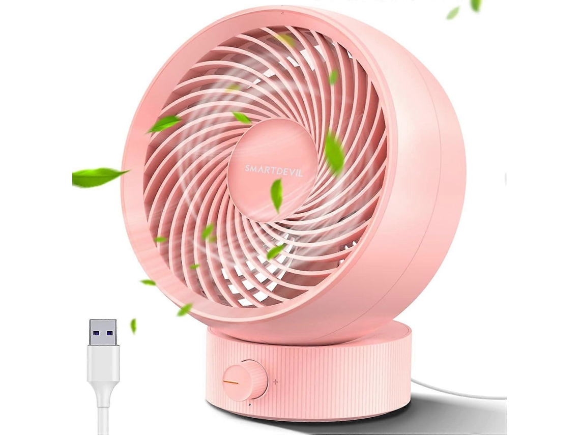Ventilador de sobremesa, interfaz USB, funcionamiento silencioso MDUG (blanco)