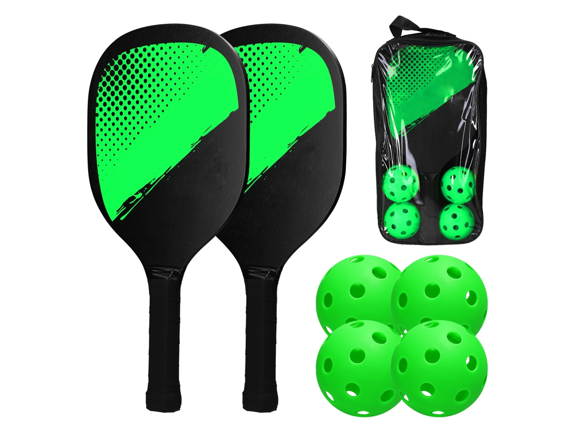 Juego De Paletas De Pickleball Con 2 Paletas, 4 Pelotas Y Bolsa Para Hombres Y Mujeres.