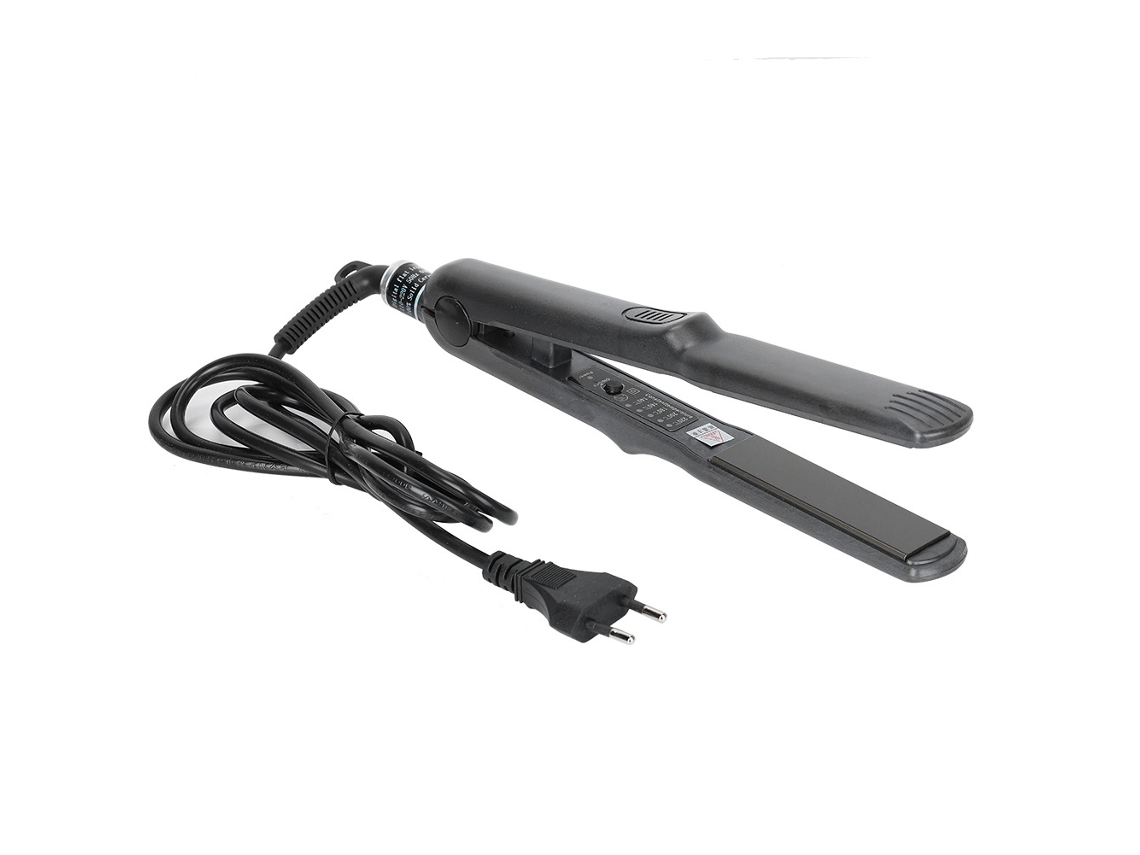 Prancha de cabelo elétrica profissional 2026 com temperatura ajustável, ferramenta portátil para estilização de cabelo